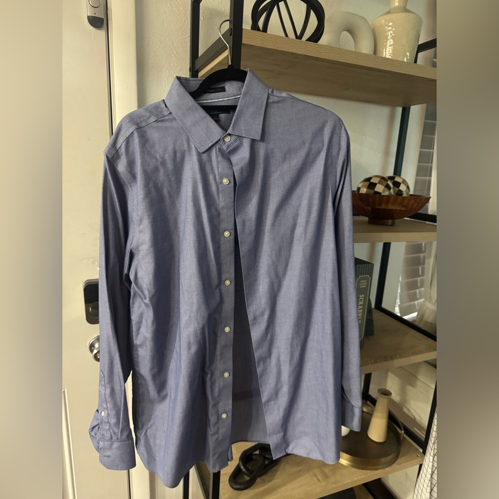 Banana Republic Classic Blue Dress Shirt
